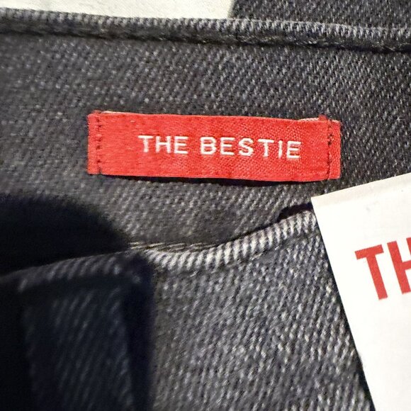 NWT Celebrity Pink The Bestie Mid-Rise Girlfriend Jeans 5/27 Sustainably Sourced - Picture 7 of 14